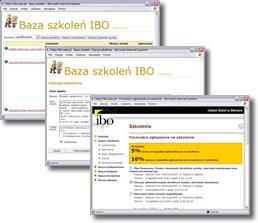 Aplikacja: Baza szkoleń IBO